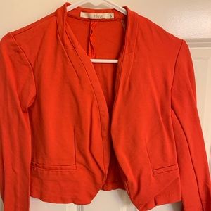 Orange/coral blazer
